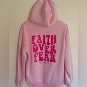 faith over fear hoodie